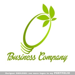 logo, green, conservation, power, vector, energy, building