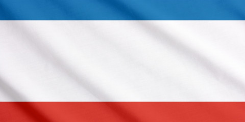 Crimea flag waving