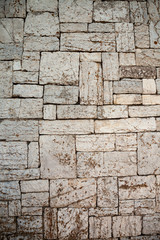 Obraz premium fragment of ancient masonry walls