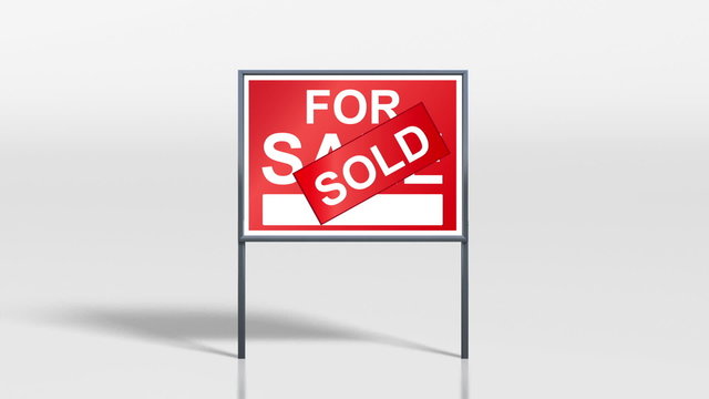 signage stand open house for sale HD