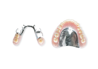 Studio shot of dentures