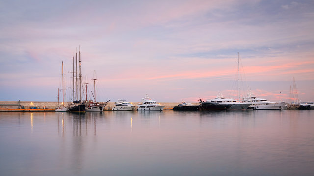 Boats in Zea marina, Piraeus, Athens.