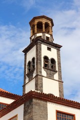 Fototapeta na wymiar Tenerife landmark - Santa Cruz church
