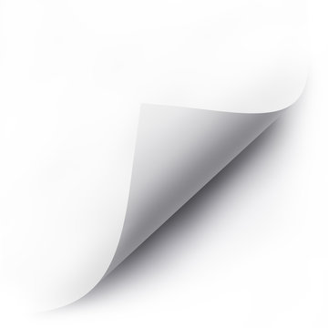 folded white paper sheet