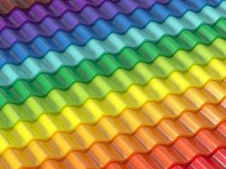 Colorful roof