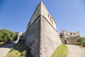 Fototapeta na wymiar Antibes, France. Fort Carre (1565) - 5