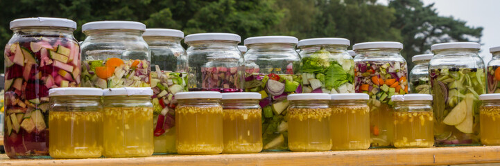 Fragmentation in bottles