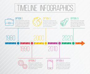 Vector Timeline Infographics
