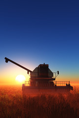 Fototapeta premium machine for harvesting