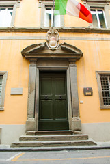 Palazzo dei Consoli del Mare , facciata con portale, Pisa