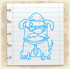 cartoon dog illustration