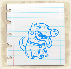 cartoon dog illustration