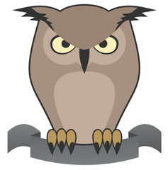 Cartoon owl