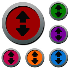 web button / circle frame / speech bubble