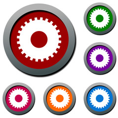 web button / circle frame / speech bubble