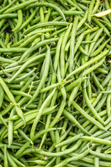 Green or snap beans on display
