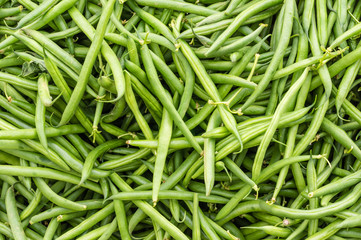 Green or snap beans on display