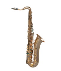 Naklejka premium Tenor saxophone instrument isolated