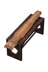 Guqin isolated