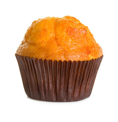muffin isolated on white background