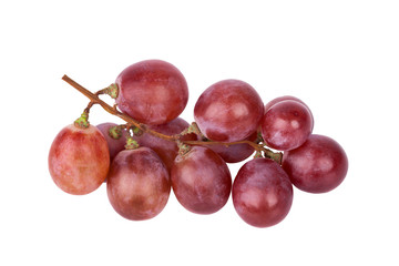 red grape isolated on white background