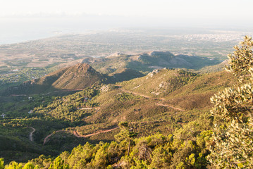 Fototapeta premium El Desert de les Palmes near Castellon, Spain