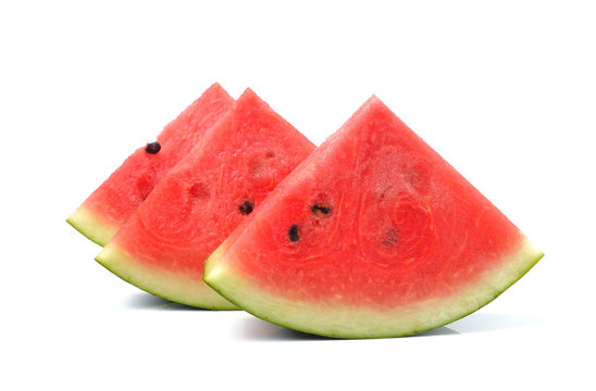 watermelon islice solated on white background