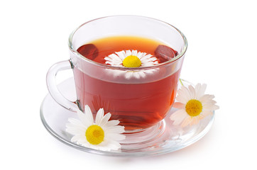Herbal teas with chamomile