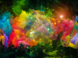 Naklejka na ściany i meble Evolving Nebula