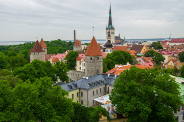 Obraz premium View from Patkuli viewing platform, Tallinn, Estonia