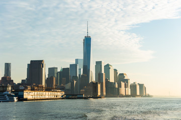 Obraz premium Panorama of downtown Manhattan