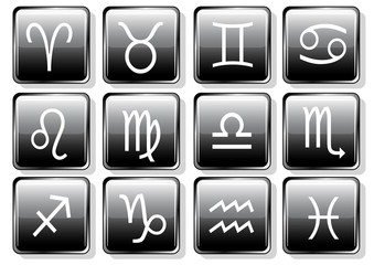Set of Zodiac icons