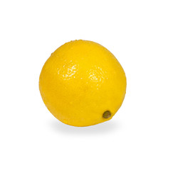 Lemon isolated on white background