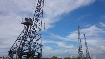 Cranes in the harbour