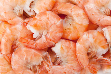 Cooked shrimps