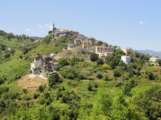 Le village de Castellare-Di-Casinca (Haute-Corse)