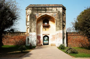 Foto op Plexiglas Humayun's Tomb, Delhi- the tomb of second Mughal Emperor © Rechitan Sorin