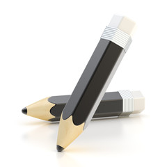 Two pencils composition