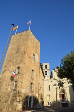 Tour de l'h&ocirc;tel de ville, ancien palais &eacute;piscopal, Grasse