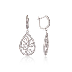 Silver earrings