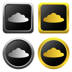 Cloud icon set