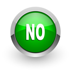 no green glossy web icon