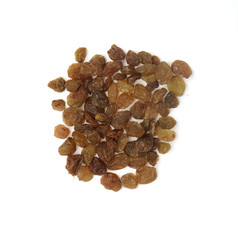 Raisins isolated on white background