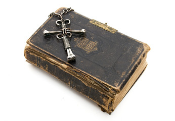 Unique Cross on Bible