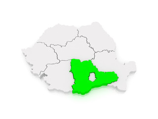 Fototapeta premium South Region Development Romania.