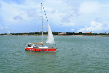 Fototapeta premium Promenade en voilier à La Rochelle