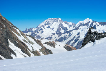 Fototapeta premium Snowy mountains