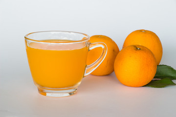 glass of orange juice