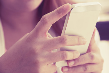 Woman Using a Smart Phone