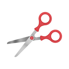 scissors isolated is tool icon on a white background of illustra